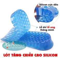 Giá bán Lót Giày Tăng Chiều Cao Silicon Mềm 2 Lớp 4Cm