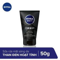 Sữa Rửa Mặt Than Đen Hoạt Tính Dành Cho Nam Nivea 50g _ 84416