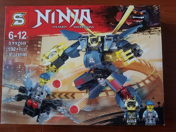 Bộ Lego ghép hình Ninjago kiếm sỹ sấm sét Gồm 192 Chi Tiết SY976B