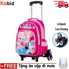 BALO KÉO 6 bánh chạy trên mọi địa hình Kabid -ELSA Tặng áo trùm cặp chống nước