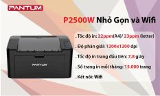 Máy in laser đơn sắc Pantum P2500W