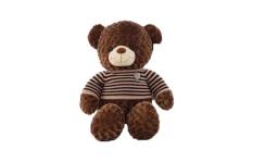 Gấu bông cao cấp Teddy Oenpe áo thun màu nâu chocolate – Khổ vải 1m cao 80cm – Quà tặng dễ thương