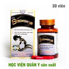 Viên uống trị rụng tóc và kích thích mọc tóc nhanh, ngăn ngừa tóc bạc StrongHair Học Viện Quân Y