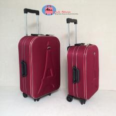 Vali vải du lịch màu đỏ 20inch( bảo hành 12 tháng)