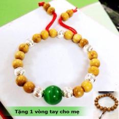 Vòng Dâu Tằm 7,9 Bi Bạc Trừ Tà Cho Bé Trai, Gái + Tặng Kèm vòng tay cho mẹ