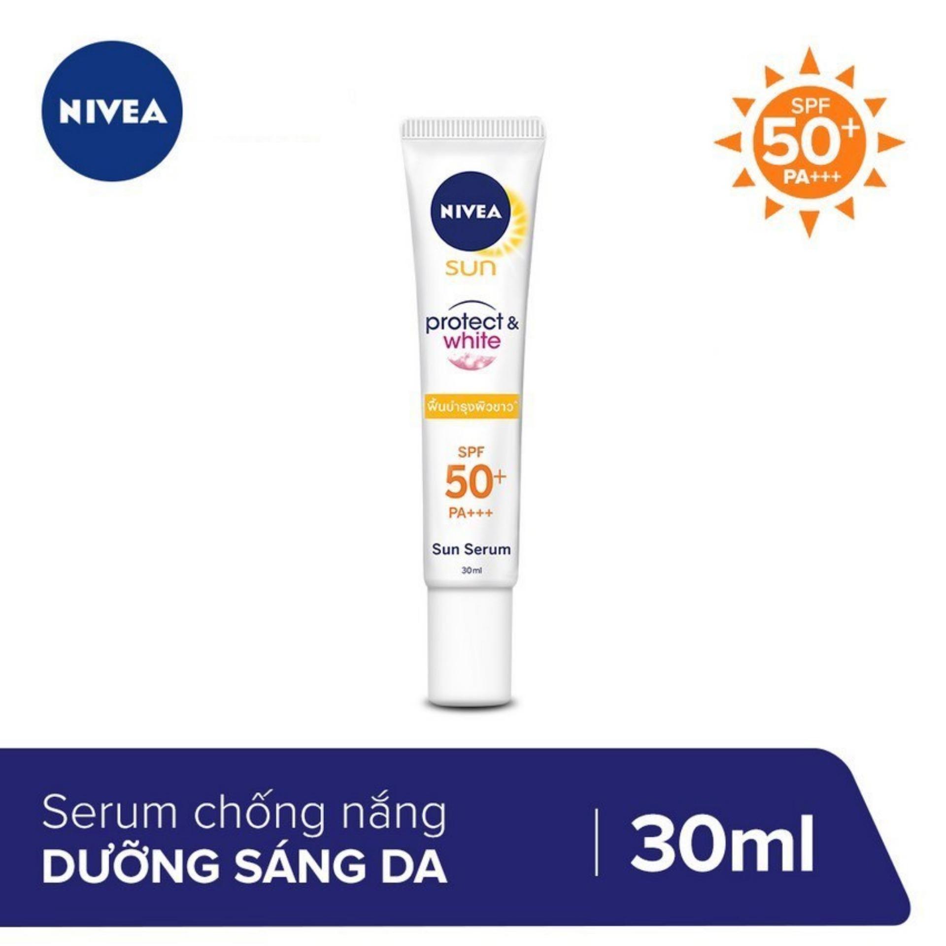 Tinh chất chống nắng và dưỡng trắng Nivea Protect & White SPF50 PA+++ 30ml _ 86016