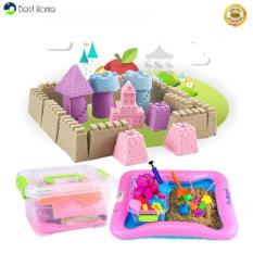 Bộ đồ chơi khuôn tạo hình khối cát động lực vi sinh an toàn