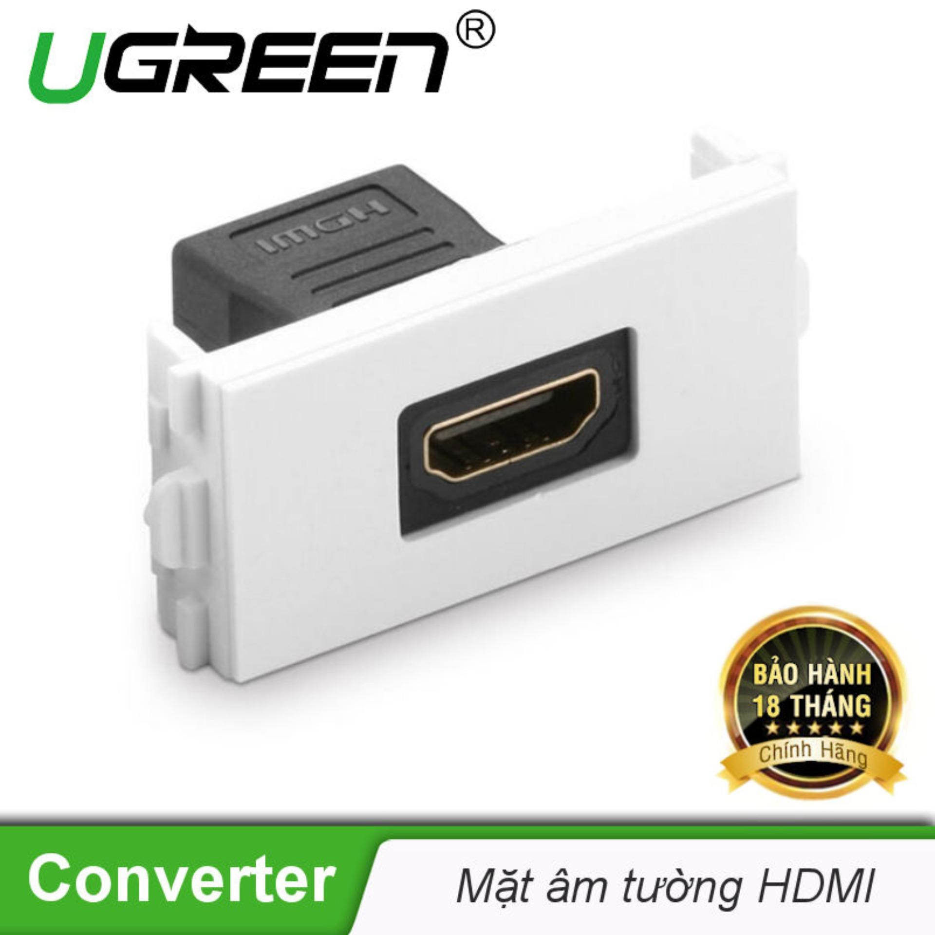 Đế HDMI âm tường UGREEN MM113 20317 - Hãng phân phối chính thức