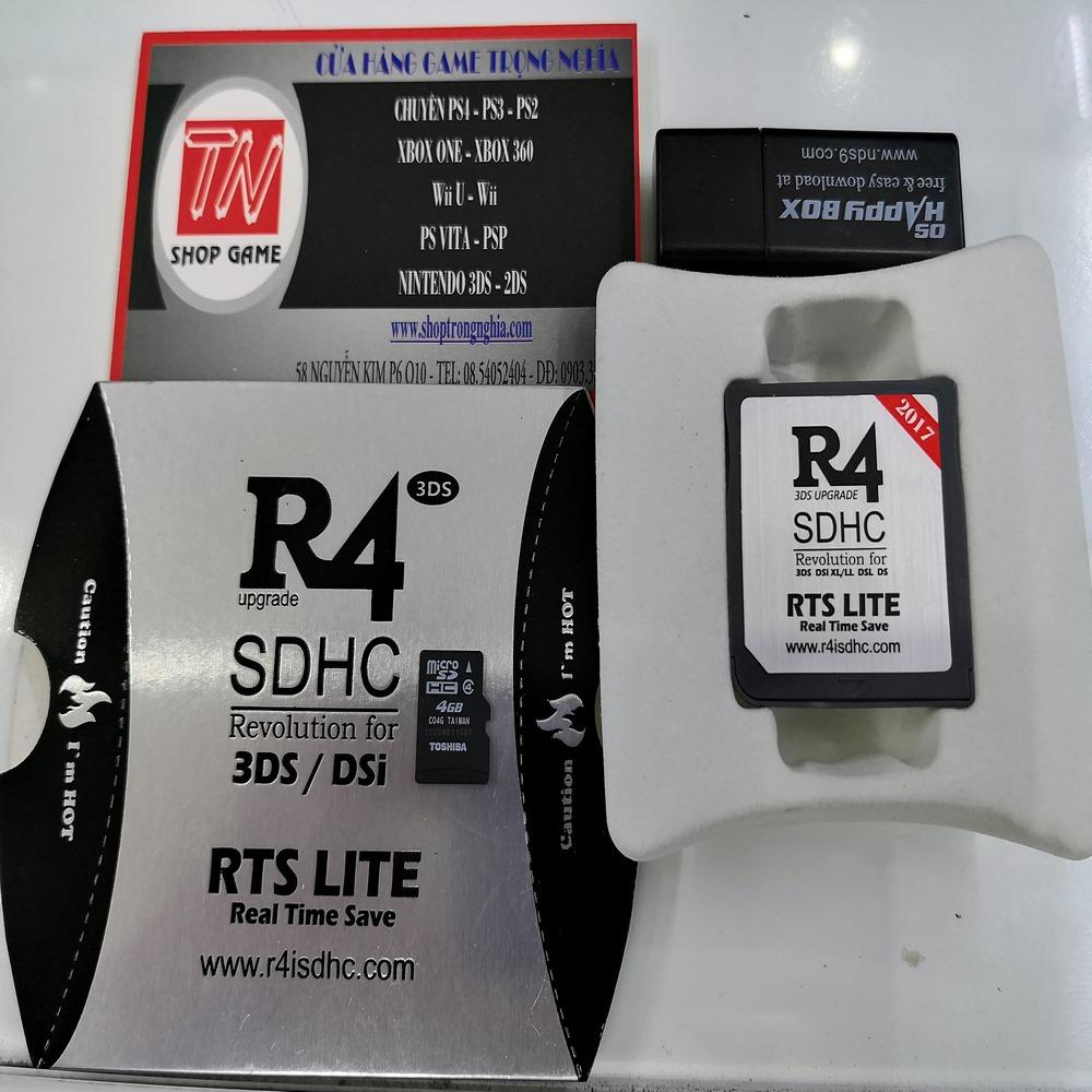 R4 SDHC RTS LITE 2017 + Thẻ Nhớ 4GB