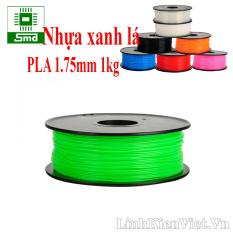 Cuộn nhựa in 3D chất liệu PLA 1.75mm 1kg (màu xanh lá)