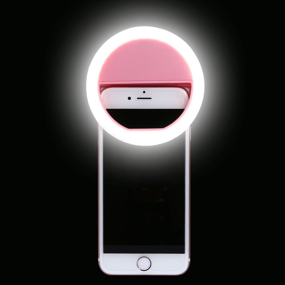 Đèn LED kẹp điện thoại hỗ trợ chụp hình Selfie