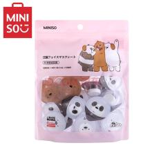 Mặt nạ nén Miniso We Bare Bears (25 miếng)