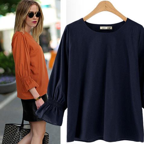 Ebay Âu-mỹ Thương Mại Nước Ngoài Mẫu Mới Lỏng Lẻo Áo Thun Voan