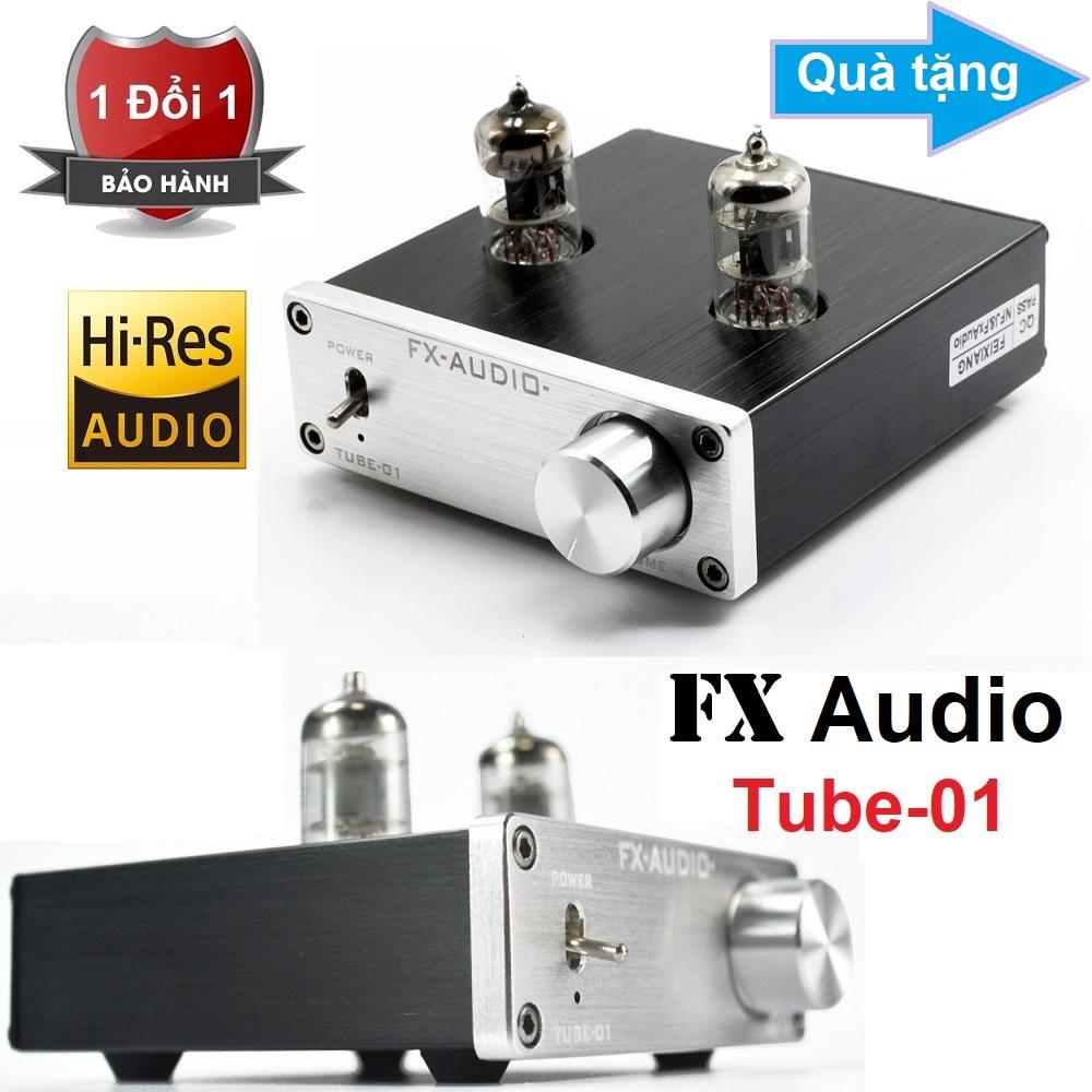 FX Audio TUBE-01 6J1 [Preampli Đèn] Nâng Cấp Chất Lượng Âm Thanh (đen)