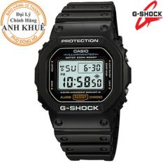 Đồng hồ nam dây nhựa G-SHOCK chính hãng Casio Anh Khuê DW-5600E-1VDF