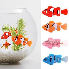 Combo 5 chú cá cảnh điện tử Robo Fish thế hệ mới 2.0 ( Đầy đủ phụ kiện: Tuavit, rong biển, pin đi kèm)