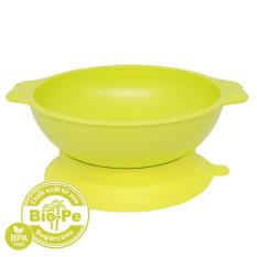 Bát ăn dặm an toàn cho bé – Set tô lớn đế dính 300ml UINLUI /Màu xanh cốm