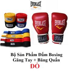 Bộ Sản Phẩm Găng Tay và Băng Quấn Tay Boxing Everlast – VivaSports