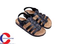 Giày sandal nam nữ chiến binh da PU đế trấu