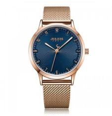 ĐỒNG HỒ NỮ JA-1075D JULIUS HÀN QUỐC DÂY THÉP (ĐỒNG MẶT XANH)