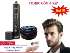 Combo Keo Vuốt Tóc Cứng&Wax Tạo Kiểu Tóc Nam. Giữ Nếp Cho Tóc Suốt Nhiều Giờ, Dễ Tạo Kiểu. Bộ đôi sản phẩm không thể thiếu cho phái mạnh-Mã SP 57
