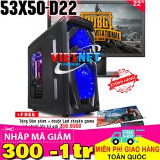 Máy tính VNgame 53X50-D22 i5 3470 GTX 1050Ti Ram 8GB 500GB + Dell 22″ (chiến PUBG, GTA5, LOL, Fifa 4, CF)