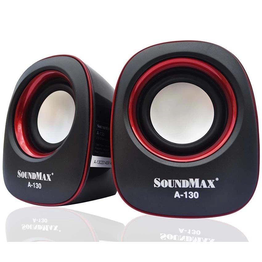 Loa vi tính Soundmax A-130 (Đỏ-đen ) - BH 01 năm
