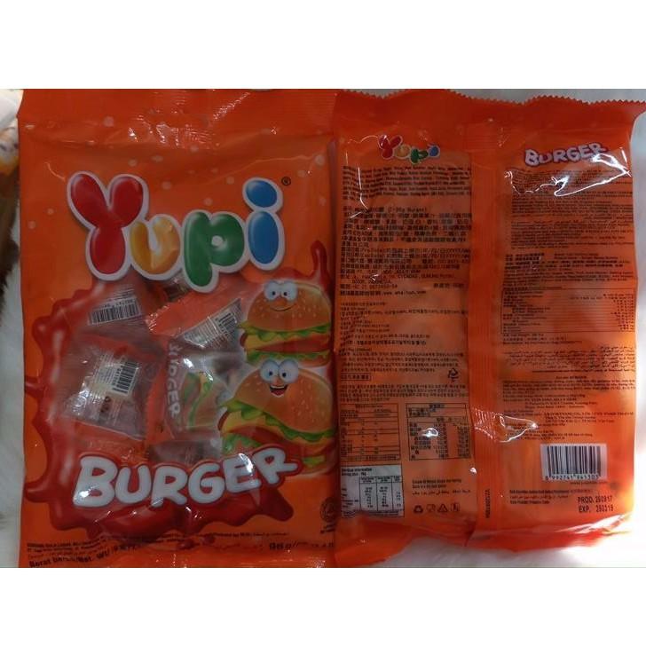 Kẹo dẻo Burger Yupi 96g Indonesia