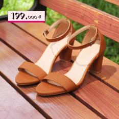 Giày cao gót quai ngang mờ 5p MYS