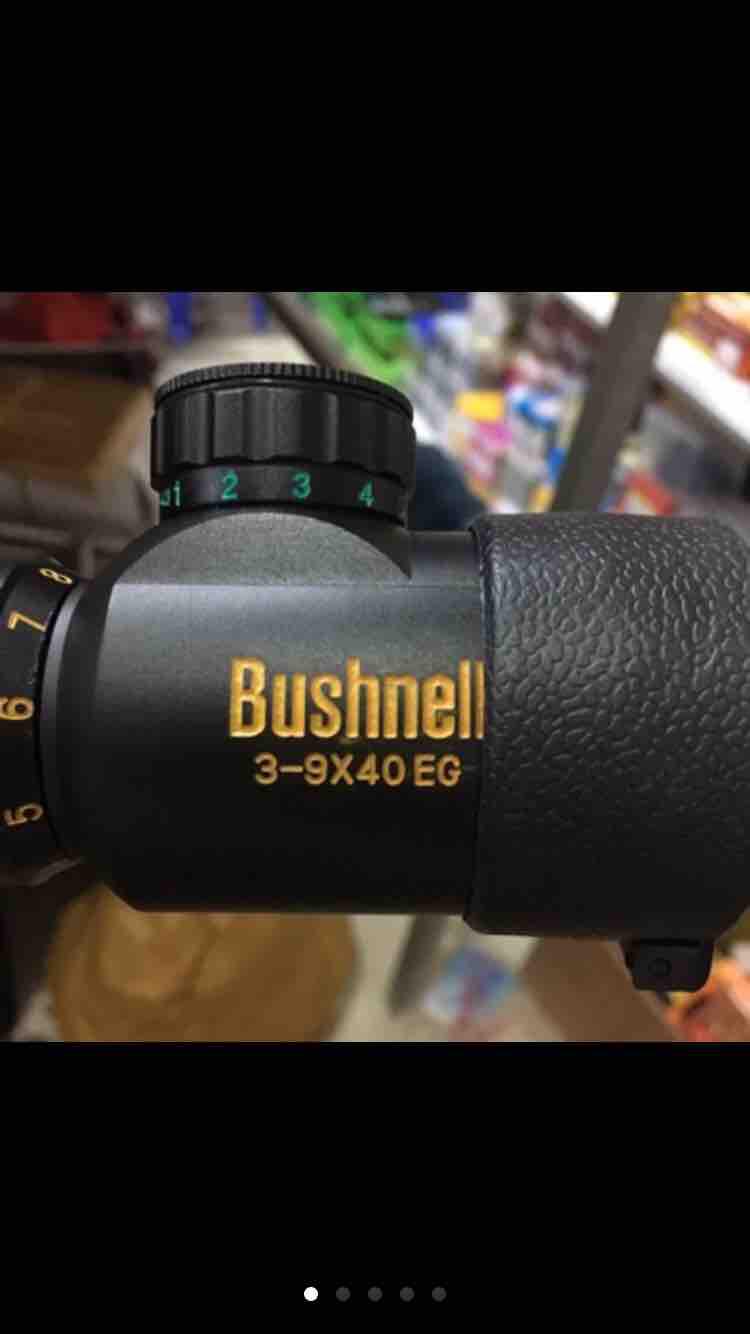 Ống ngắm Bushnell 3-9x40 chữ khắc vàng