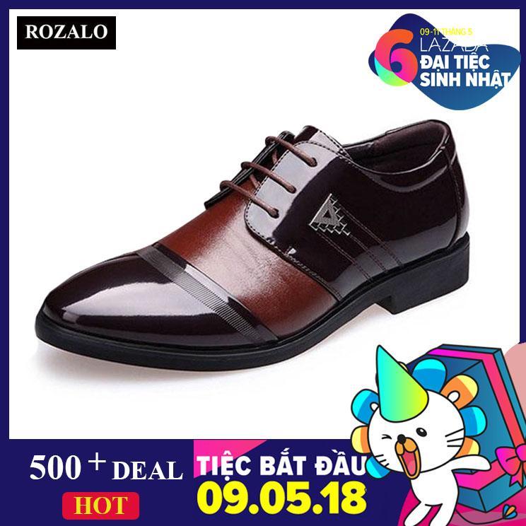Giày da nam đế cao ROZALO RM8523