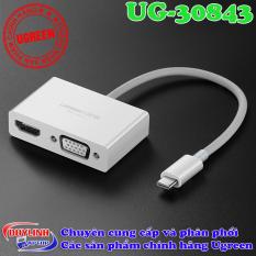 Cáp USB Type C to HDMI và VGA Ugreen – Adapter USB C