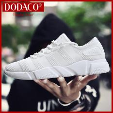 Giày sneaker nam DODACO DDC3219 Giày thể thao đẹp giá rẻ mẫu mới hot trends 2019 màu đen xám trắng giầy giay the thao dep gia re mau moi mau den xam trang