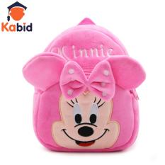 Balo mầm non Kabid bé gái Mickey Minnie ( Hồng size nhỏ)