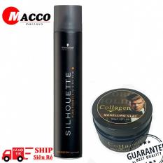 Gôm Xịt Tóc Nam Hương Nước Hoa (Đen Nhám) + Tặng Ngay Sáp Vuốt Tóc Collagen 100g