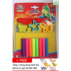 Đất Sét Nặn 8 Màu Có Khuôn Nặn hàng Thái Lan – Diệp Linh DN3