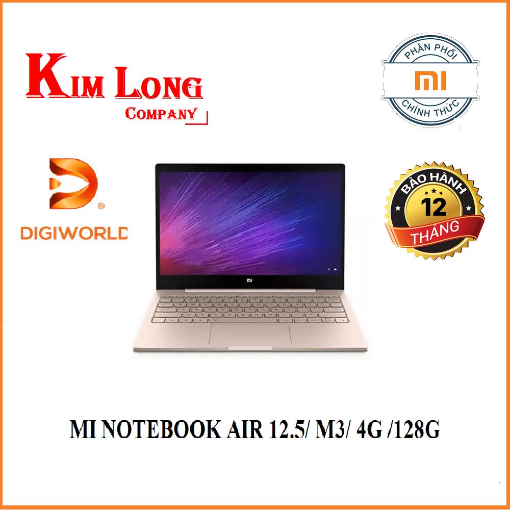 Laptop XIAOMI MI NOTEBOOK AIR 12.5/ M3/ 4G /128G/ VÀNG (GOLD) - Digiworld phân phố i