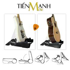 Giá Để Đàn Guitar, Ukulele, Violin, Guitarlele, Mandolin Fzone Stand S-2 (Loại gấp nhỏ gọn S2 – Kệ chân đỡ chữ A cho Ghi-ta Acoustic, Classic, Điện, Electric – Tặng móng gẩy Tiến Mạnh Music)