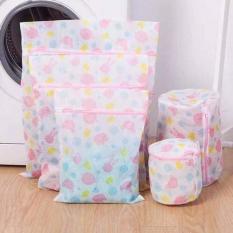 Bộ 5 túi lưới giặt quần áo đủ kích thước loại dày dặn