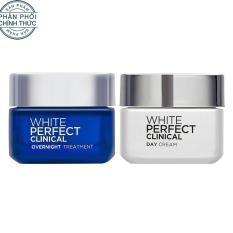 Bộ kem dưỡng trắng và giảm thâm nám chuyên sâu ngày và đêm L’Oreal Paris White Perfect Clinical 50ml