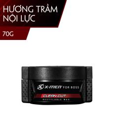 Sáp vuốt tóc X-Men For Boss Wax CLEAN CUT – Rẽ ngôi gọn gàng 70g