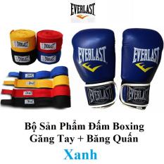 Bộ Sản Phẩm Găng Tay và Băng Quấn Tay Boxing Everlast – VivaSports