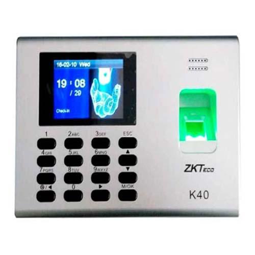 Máy chấm công vân tay ZKTeco K40 (Có pin lưu điện 8h)