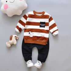 bộ đồ chữ kẻ con chó cho bé trai
