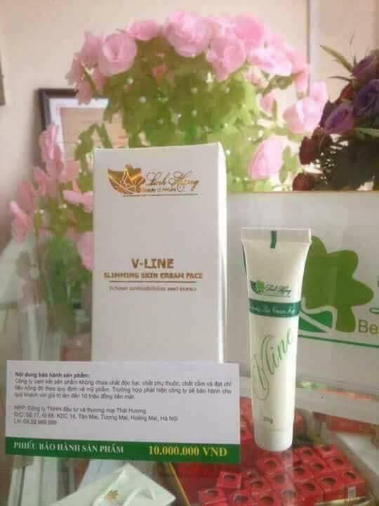 Tan mỡ mặt V-Line Linh Hương - Slimming Skin Cream Face