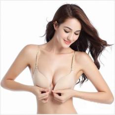 Áo lót nâng ngực cài trước dây mảnh (Da)