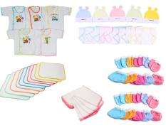 Combo 60 Món Đồ Dùng Cho Bé Sơ Sinh( áo Trắng 2 – 6kg)