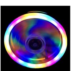 Fan case Coolmoon RGB – 16 Triệu màu, 366 hiệu ứng