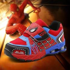 Giày thể thao siêu nhân người nhện cho bé full size full box Size 26 đến 35 Spider man 661 Kids V44