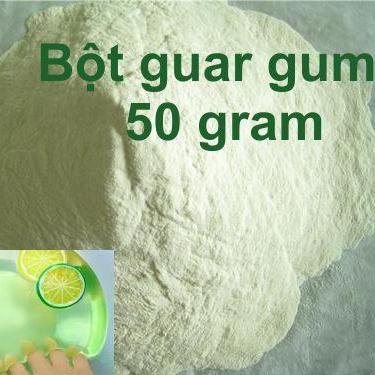 Bột Guar gum 50 gram ( guargum làm slime lỏng )